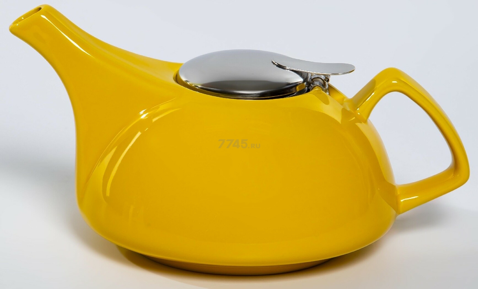 Заварочный чайник керамический ELRINGTON Феличита Глазурь Yellow 0,9 л (4660087532182) - Фото 3